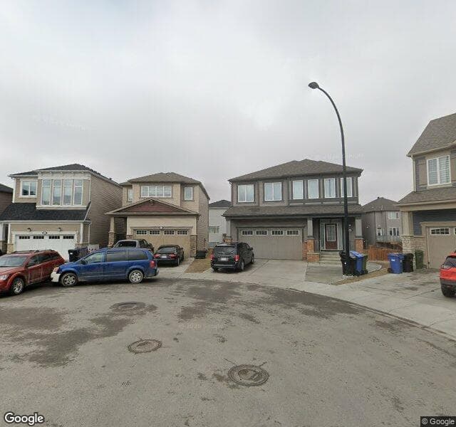 Street view of 46 Cityscape Bay NE, Calgary
