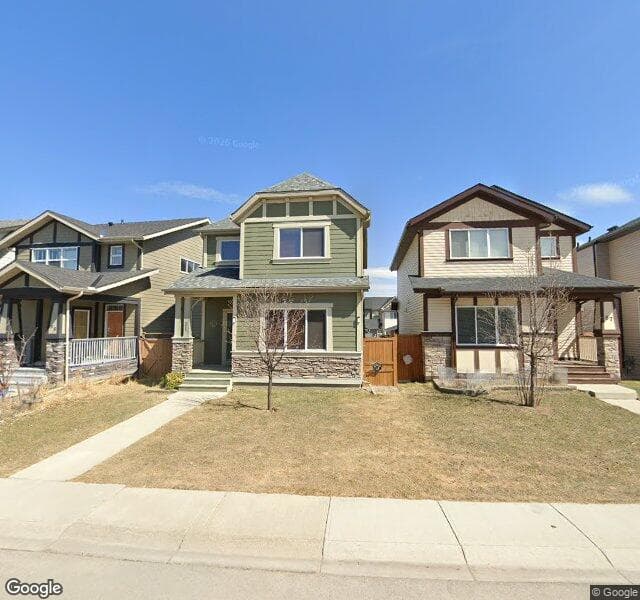 Street view of 91 Skyview Springs Manor NE, Calgary