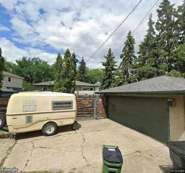 Street view of 10707 133 Street NW, Edmonton