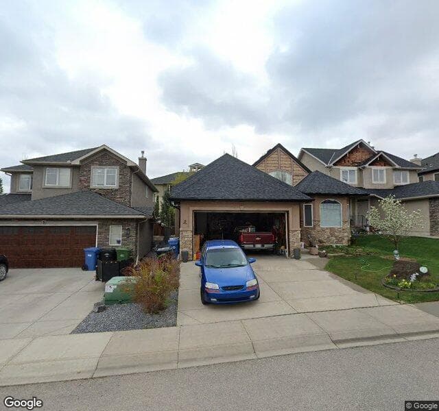 Street view of 9 Evercreek Bluffs Crescent SW, Calgary