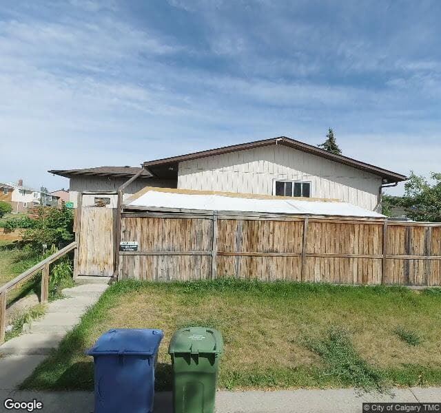 Street view of 3876 Fonda Way SE, Calgary