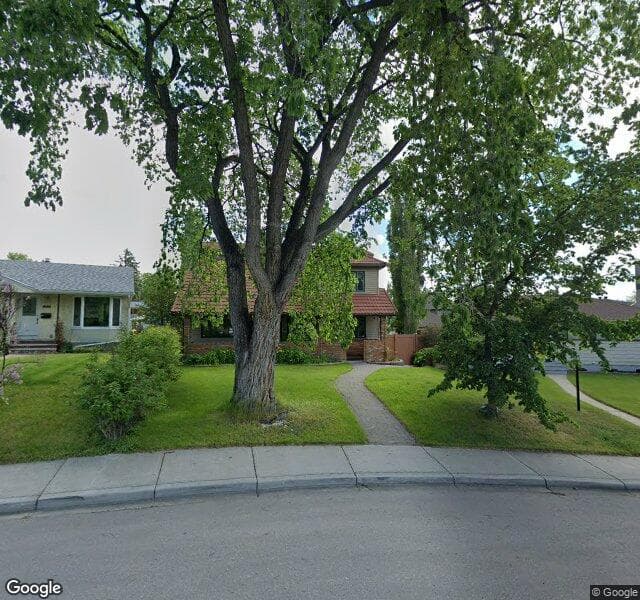Street view of 3216 Kerrydale Road SW, Calgary
