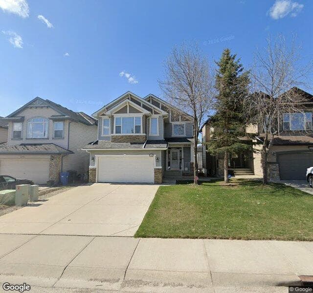 Street view of 419 Hidden Creek Boulevard NW, Calgary