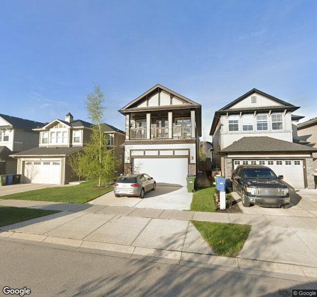 Street view of 28 Auburn Bay Avenue SE, Calgary
