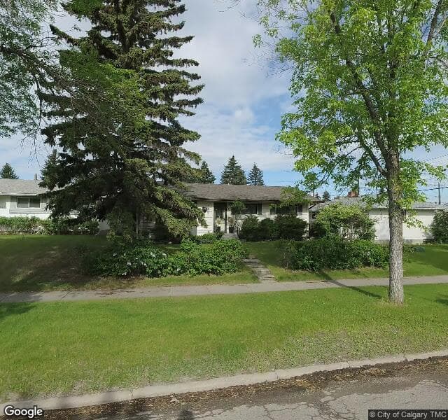 Street view of 9307 Fairmount Drive SE, Calgary