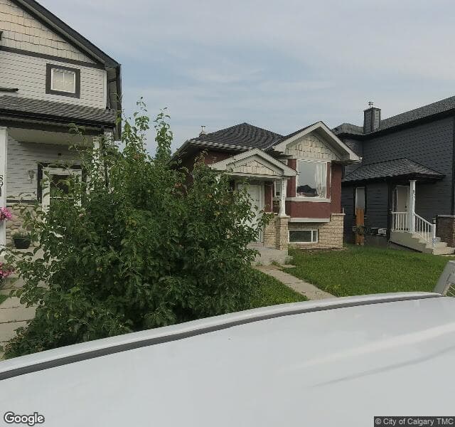 Street view of 93 Saddlemont Boulevard NE, Calgary