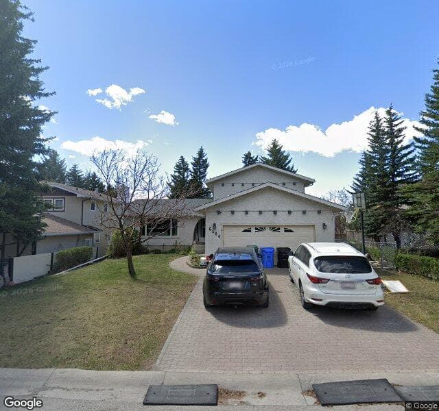 Street view of 6104 Dalcastle Crescent NW, Calgary