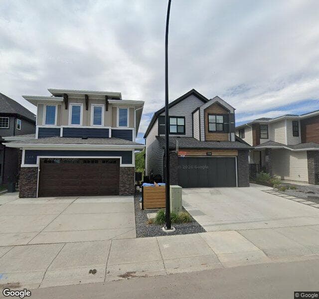 Street view of 556 Cranbrook Gardens SE, Calgary