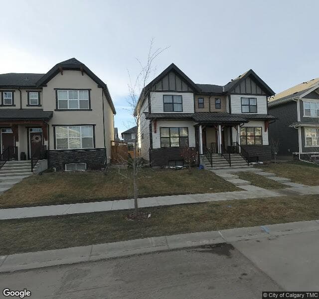 Street view of 972 Mahogany Boulevard SE, Calgary
