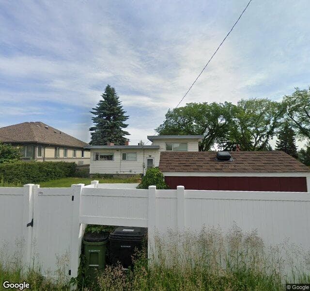 Street view of 8607 Strathearn Drive NW, Edmonton
