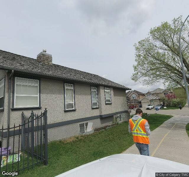 Street view of 3 Hidden Creek Place NW, Calgary