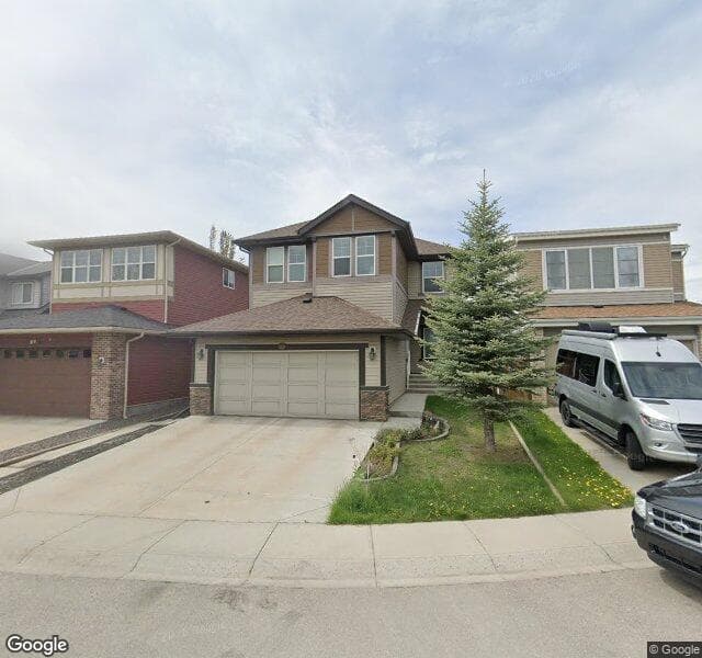 Street view of 93 Walden Square SE, Calgary
