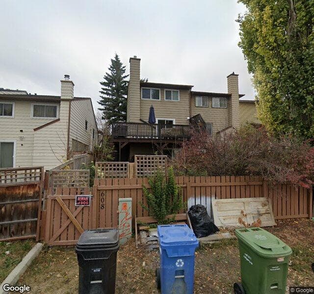 Street view of 608 Strathcona Drive SW, Calgary