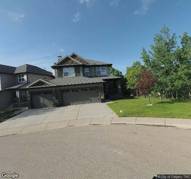 Street view of 137 Tremblant Place SW, Calgary