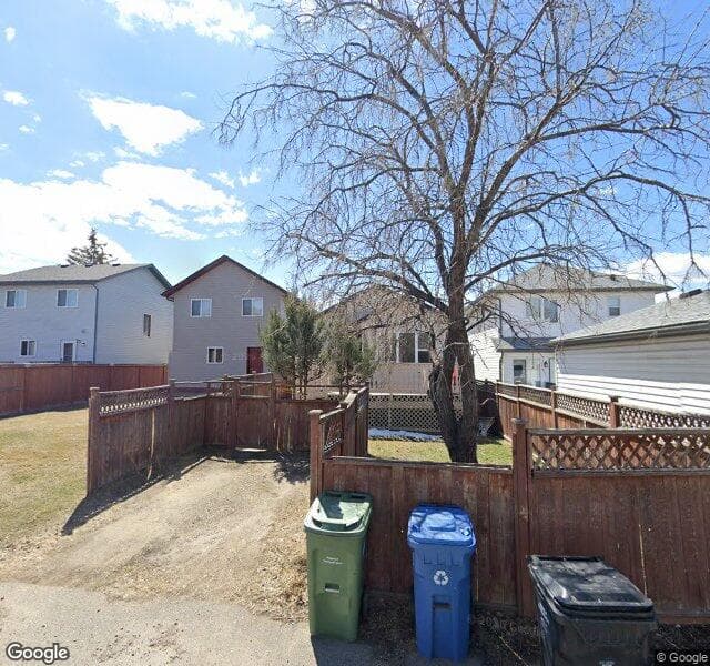 Street view of 395 Coventry Road NE, Calgary