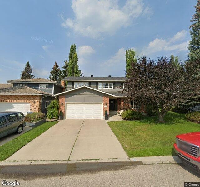 Street view of 147 Woodhaven Place SW, Calgary