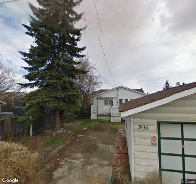 Street view of 1837 Bowness Road NW, Calgary