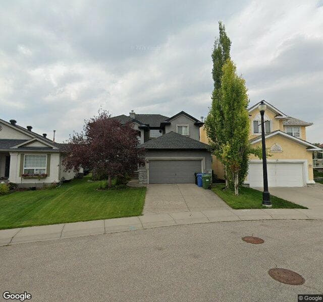 Street view of 822 Scimitar Bay NW, Calgary