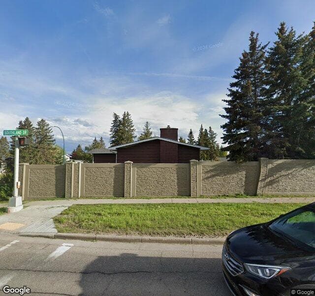 Street view of 10403 Bradbury Drive SW, Calgary