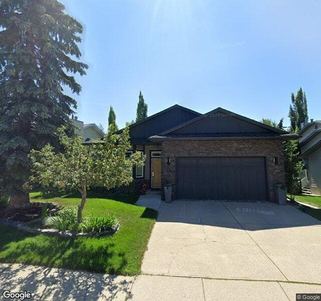 Street view of 75 Strathbury Circle SW, Calgary