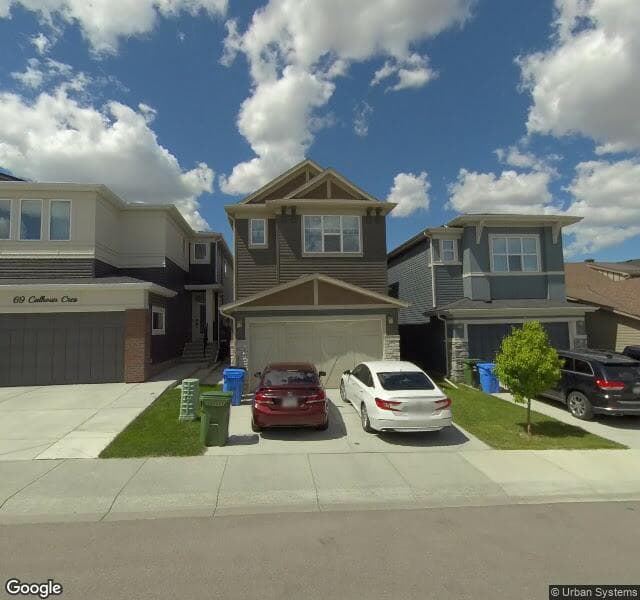 Street view of 73 Calhoun Crescent NE, Calgary