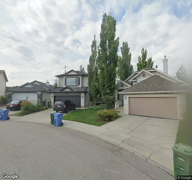 Street view of 68 Valley Stream Close NW, Calgary