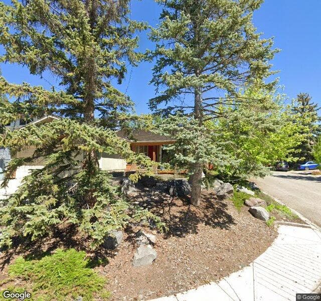 Street view of 44 Woodfern Drive SW, Calgary