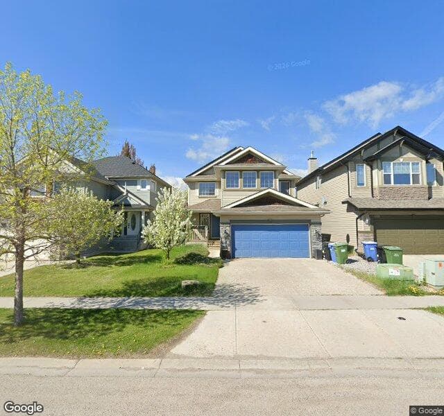 Street view of 670 Chaparral Drive SE, Calgary