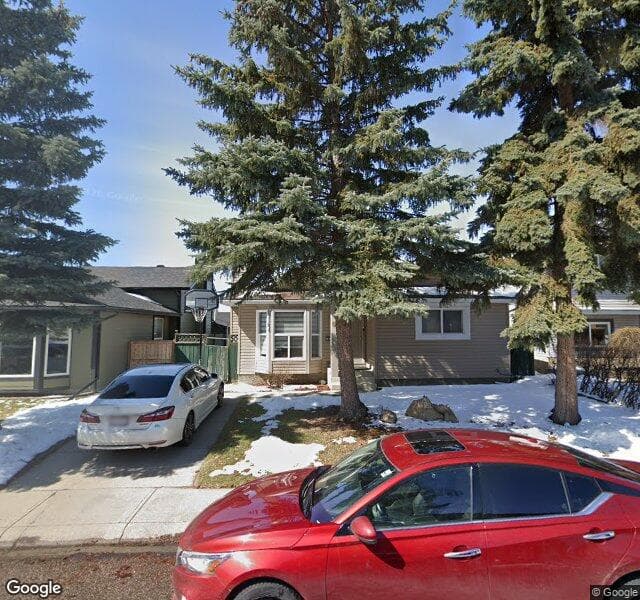 Street view of 67 Castleridge Close NE, Calgary