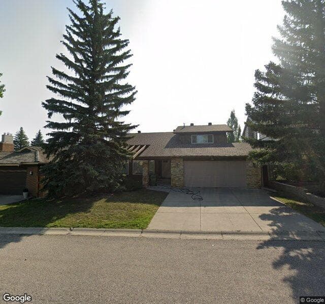 Street view of 103 Oakmount Way SW, Calgary
