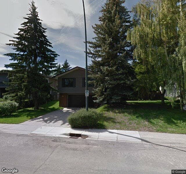 Street view of 2019 Ungava Road NW, Calgary