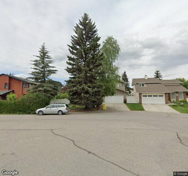 Street view of 632 Deer Side Place SE, Calgary