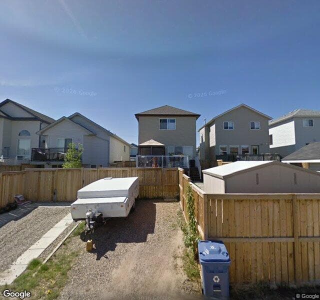 Street view of 116 Everstone Rise SW, Calgary