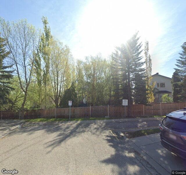 Street view of 80 Sandalwood Court NW, Calgary