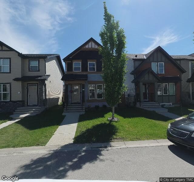 Street view of 144 Skyview Point Green NE, Calgary