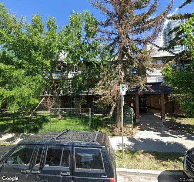 Street view of 215-1602 11 Avenue SW, Calgary