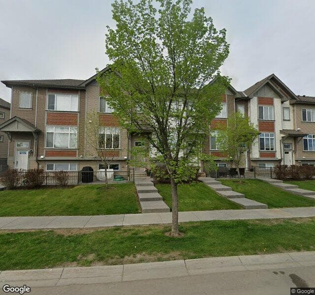 Street view of 636 Copperpond Boulevard SE, Calgary