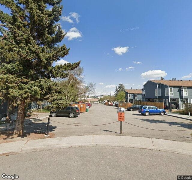 Street view of 6-202 Grier Terrace NE, Calgary