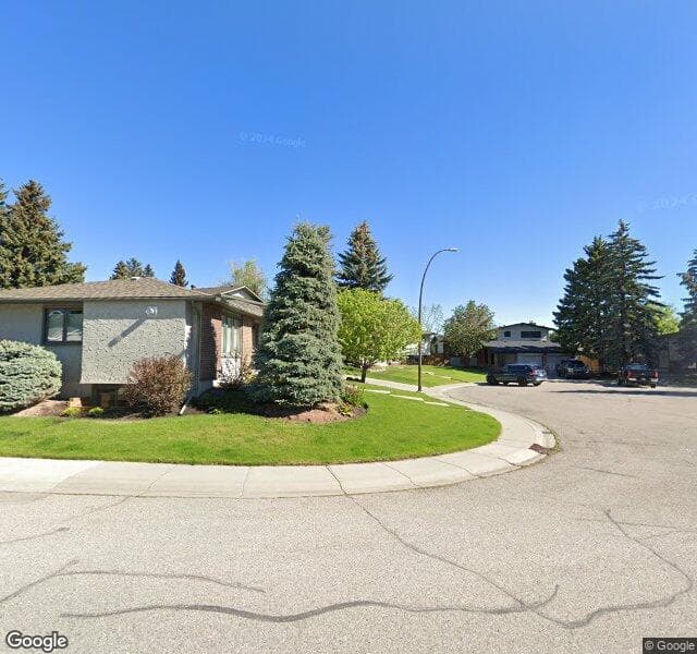 Street view of 28 Bracewood Place SW, Calgary