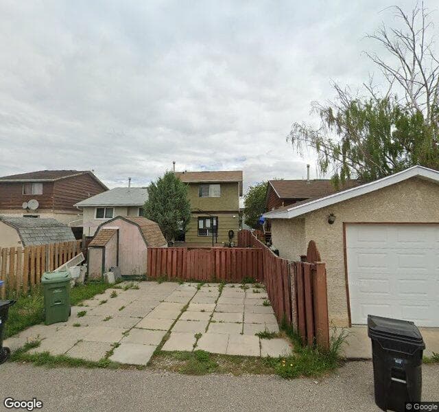 Street view of 161 Pinemeadow Road NE, Calgary