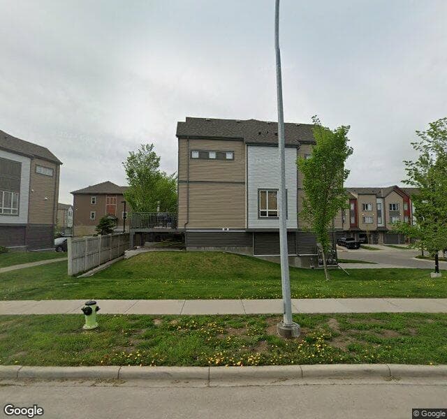 Street view of 335 Copperpond Row SE, Calgary
