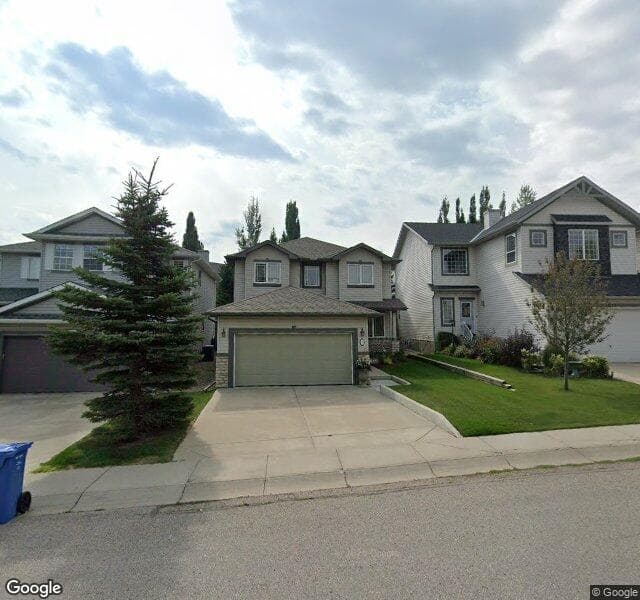 Street view of 38 Valley Crest Close NW, Calgary