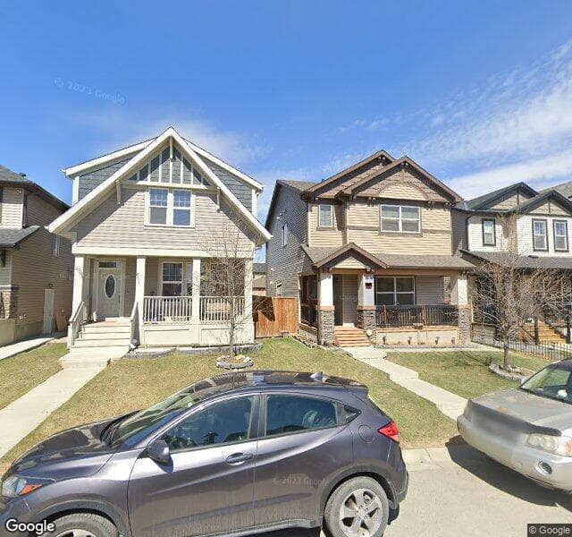 Street view of 44 Skyview Point Common NE, Calgary