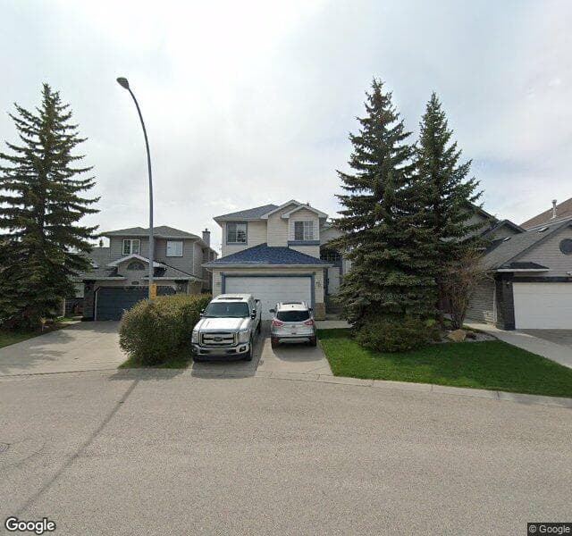 Street view of 196 Citadel Close NW, Calgary