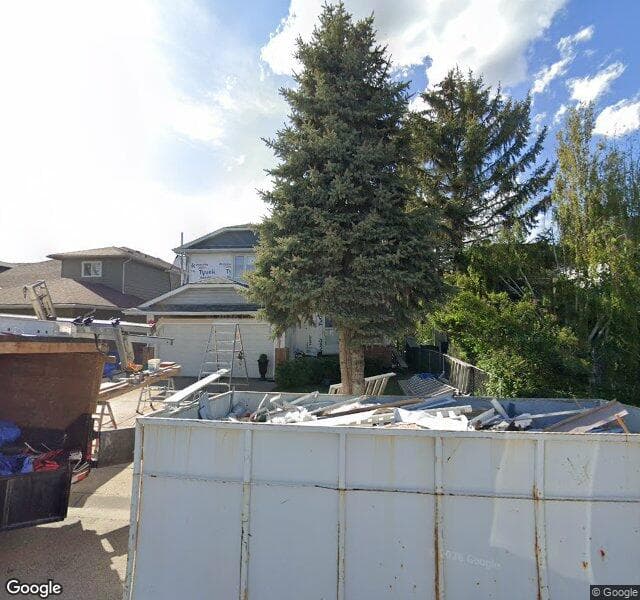 Street view of 87 Riverside Way SE, Calgary