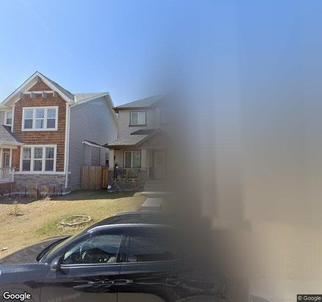 Street view of 198 Skyview Point Road NE, Calgary