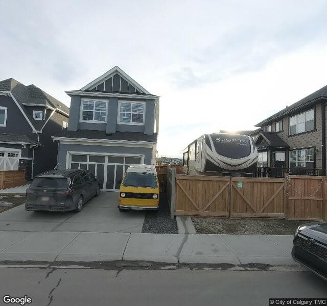 Street view of 17 Masters Terrace SE, Calgary