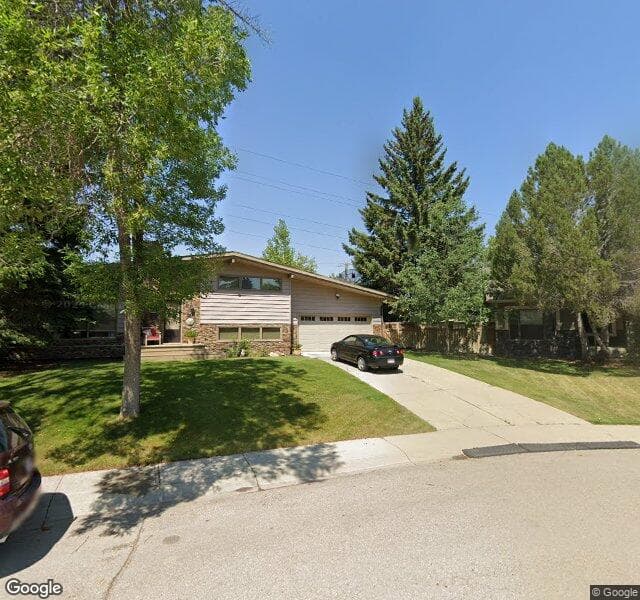 Street view of 6411 Laurentian Way SW, Calgary