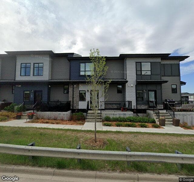 Street view of 151-42 Cranbrook Gardens SE, Calgary