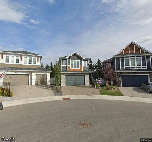 Street view of 90 W Grove Point SW, Calgary